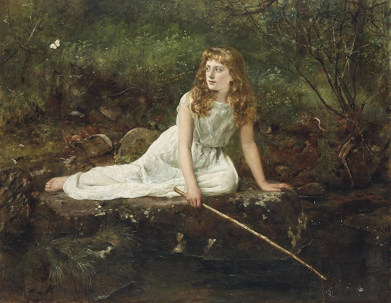 John Collier - La farfalla